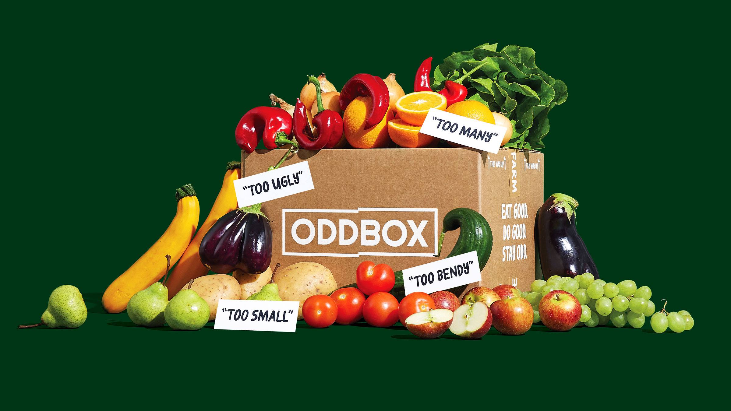 Oddbox 'wonky' veg
