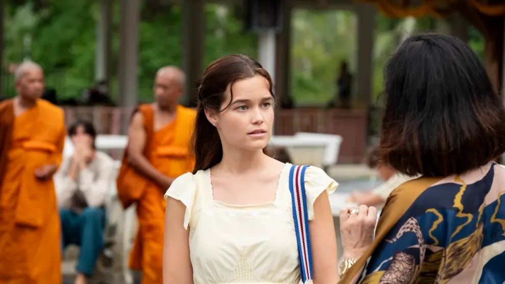 White Lotus - Piper at the monastery